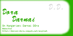 dora darnai business card