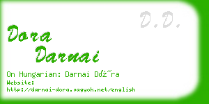 dora darnai business card